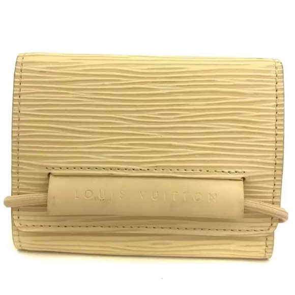 LOUIS VUITTON Epi Portefeiulle Elastique Trifold Wallet 😍💛🔥 - Picture 1 of 10